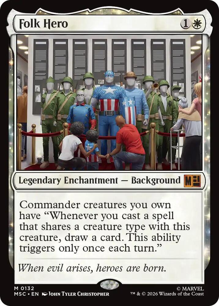 Folk Hero (Surge Foil) (132) (MSC)