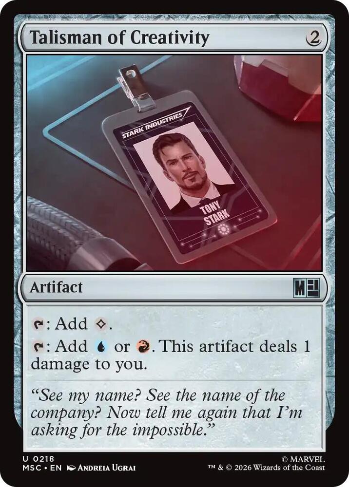 Talisman of Creativity (Surge Foil) (218) (MSC)