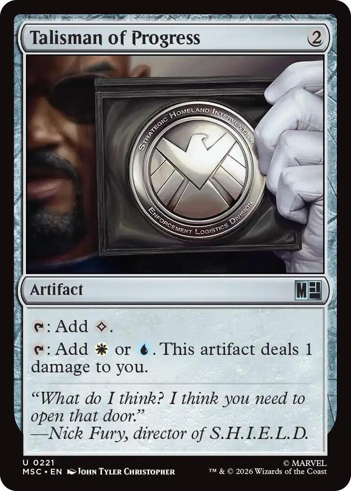Talisman of Progress (Surge Foil) (221) (MSC)