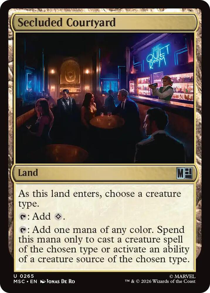 Secluded Courtyard (Surge Foil) (265) (MSC)