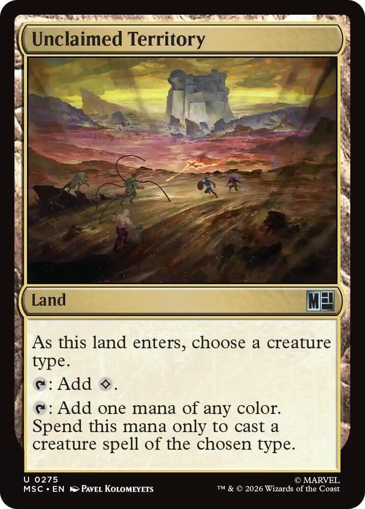 Unclaimed Territory (Surge Foil) (275) (MSC)