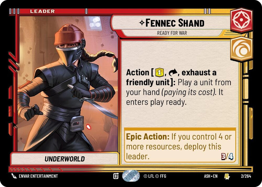 Fennec Shand - Ready for War (2/264) (ASH)