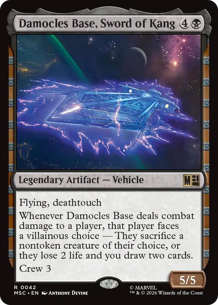 Damocles Base, Sword of Kang (42) (MSC)