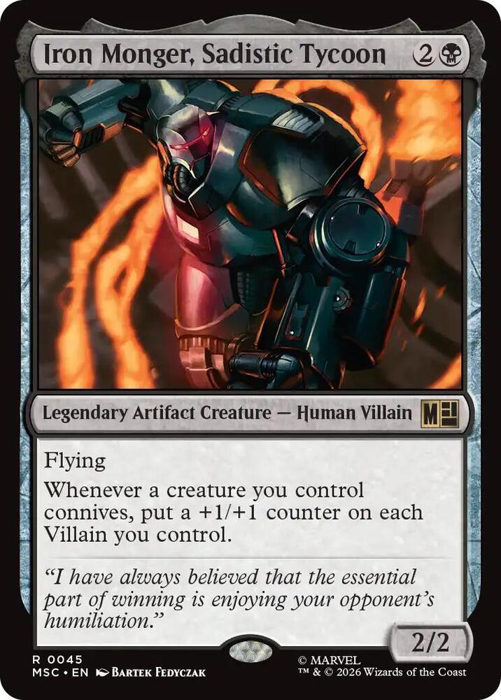 Iron Monger, Sadistic Tycoon (Surge Foil) (45) (MSC)