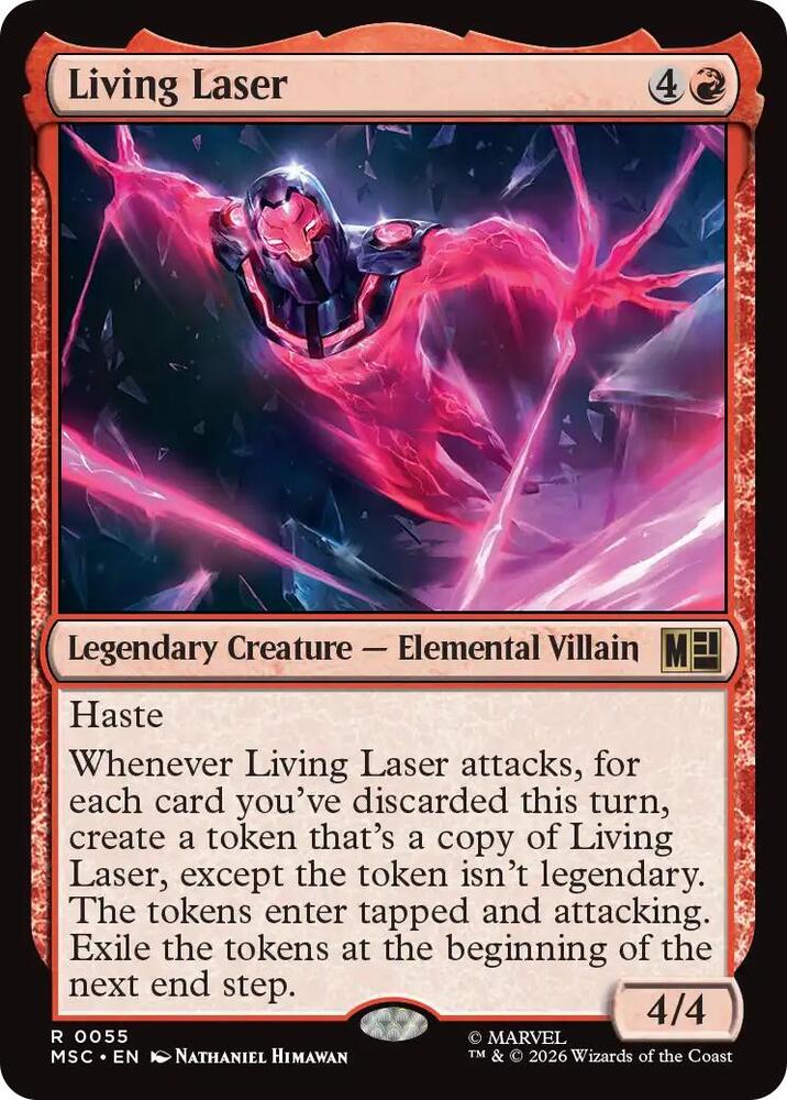 Living Laser (Surge Foil) (55) (MSC)