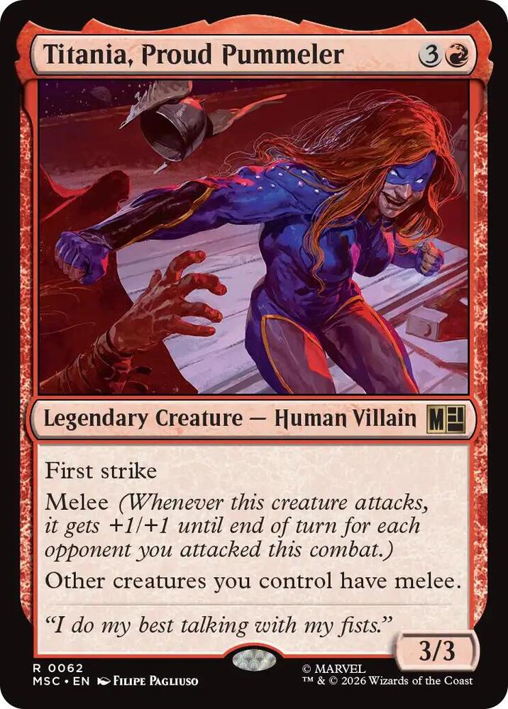 Titania, Proud Pummeler (Surge Foil) (62) (MSC)