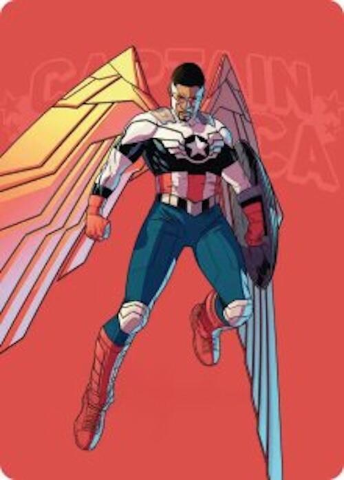 Captain America, Wings of Freedom Art Card (22/45) (22) (AAMSH)