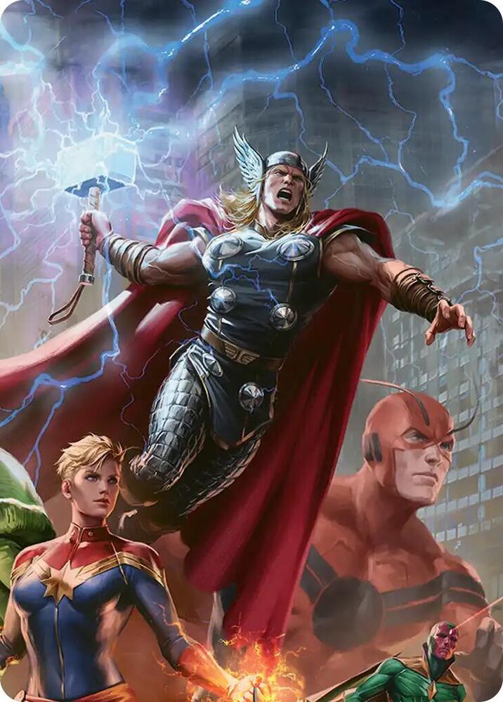 Thor, Guardian of Midgard Art Card (3) (AAMSH)