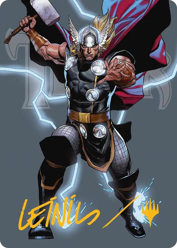Thor, God of Thunder Art Card (Gold-Stamped Signature) (26) (AAMSH)