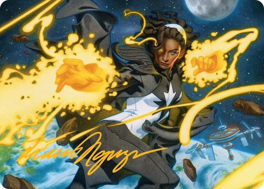 Photon, Mighty Marvel Art Card (Gold-Stamped Signature) (34) (AAMSH)