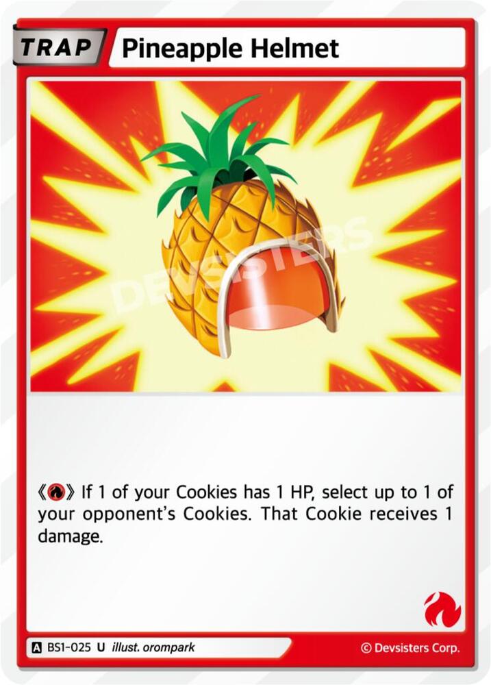 Pineapple Helmet (BS1-025) (BS1-BS2)