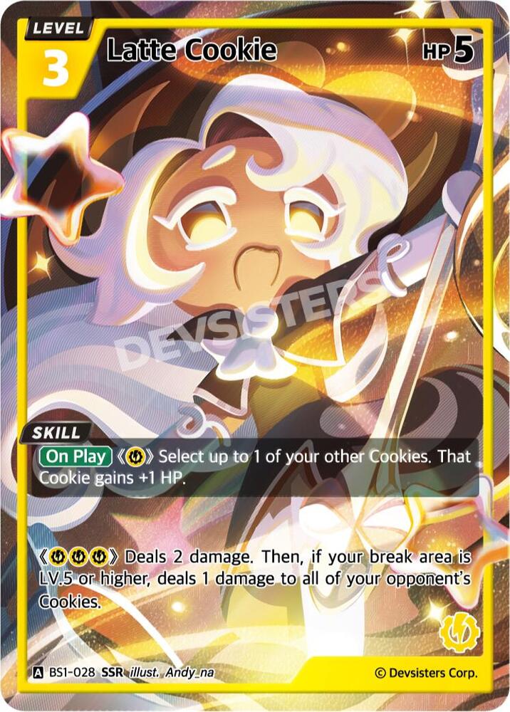 Latte Cookie (SSR) (BS1-028) (BS1-BS2)