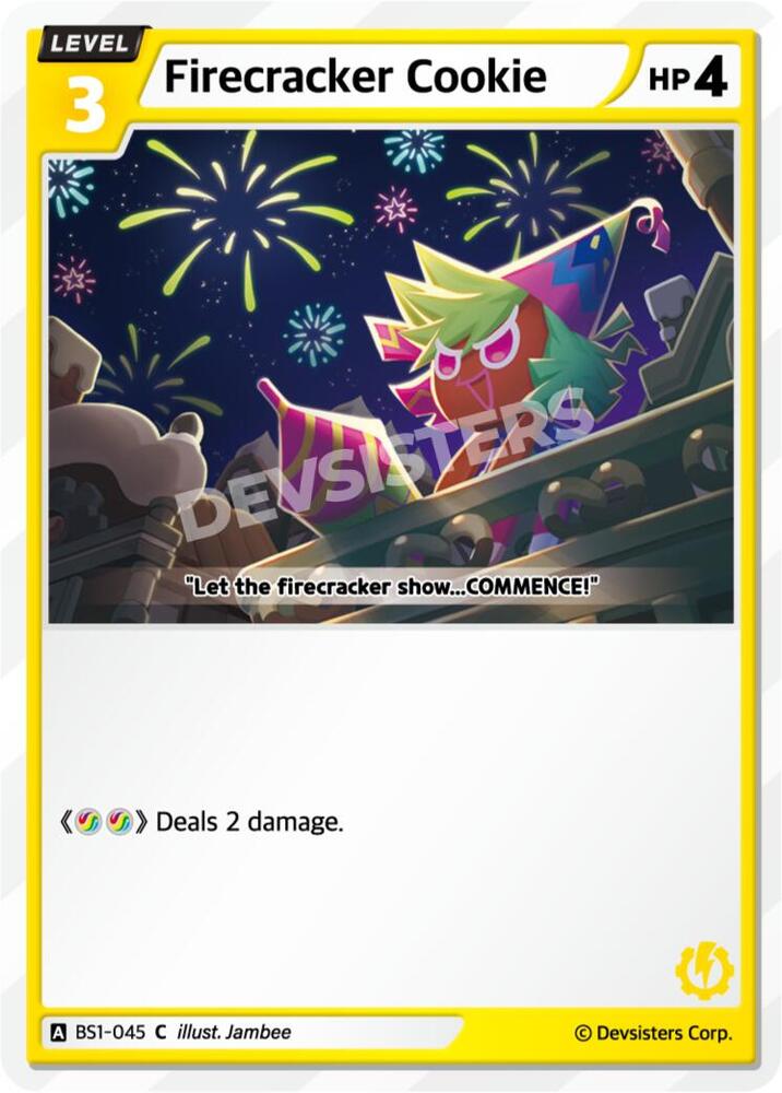 Firecracker Cookie (BS1-045) (BS1-BS2)