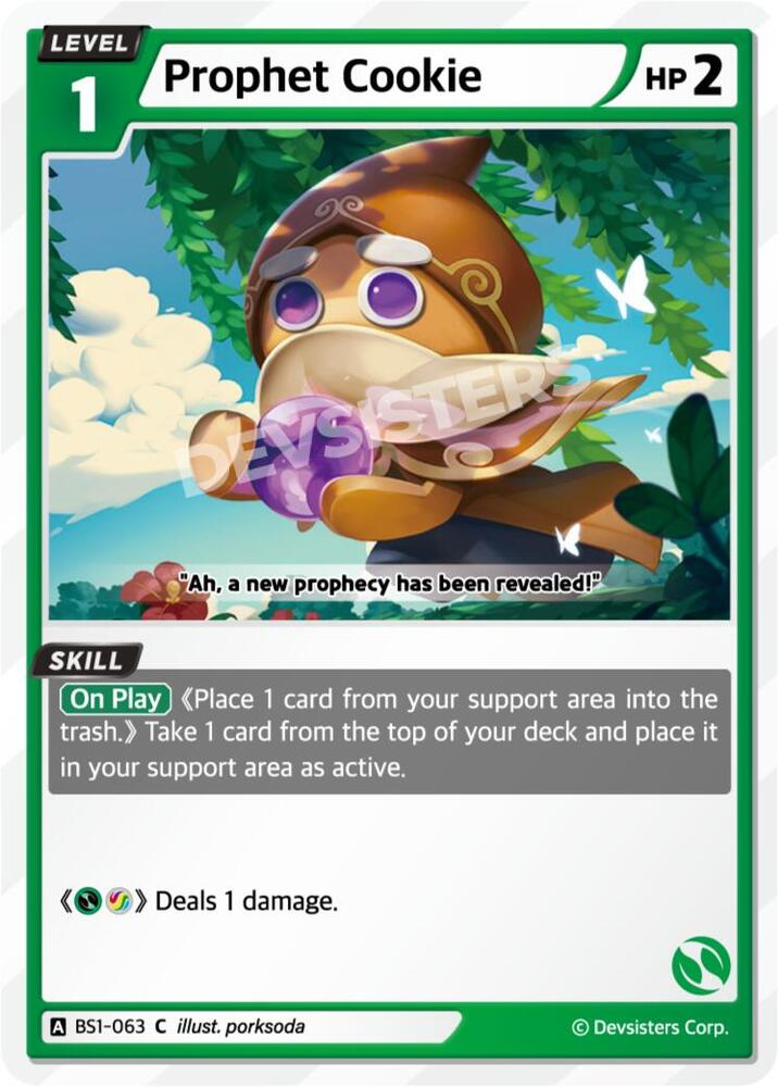 Prophet Cookie (BS1-063) (BS1-BS2)