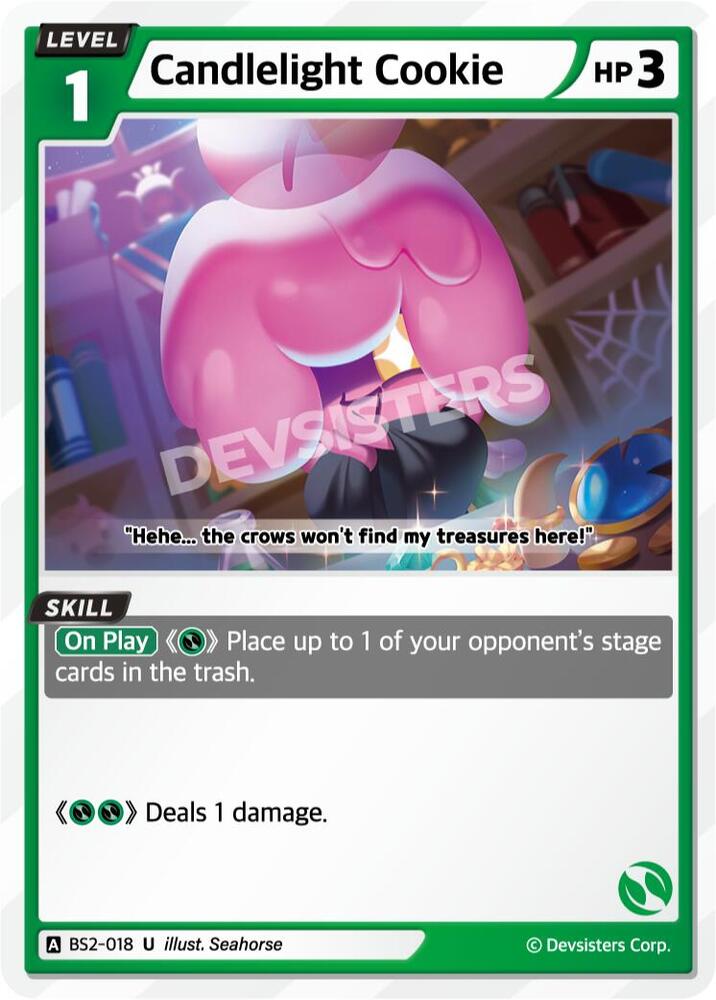 Candlelight Cookie (BS2-018) (BS1-BS2)