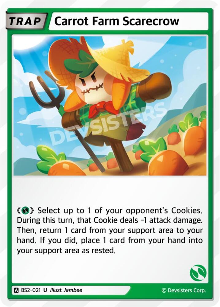 Carrot Farm Scarecrow (BS2-021) (BS1-BS2)