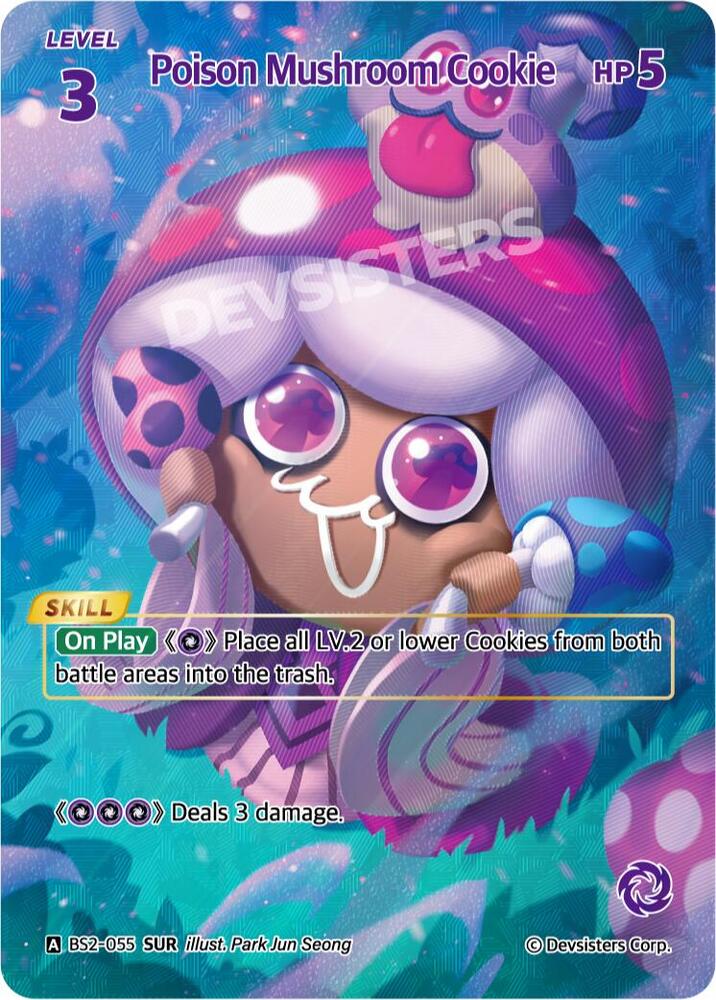 Poison Mushroom Cookie (055) (SUR) (BS2-055) (BS1-BS2)