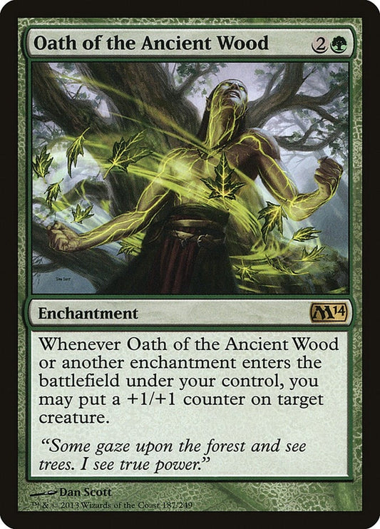 Image for Oath of the Ancient Wood (187) (M14) - Magic: The Gathering