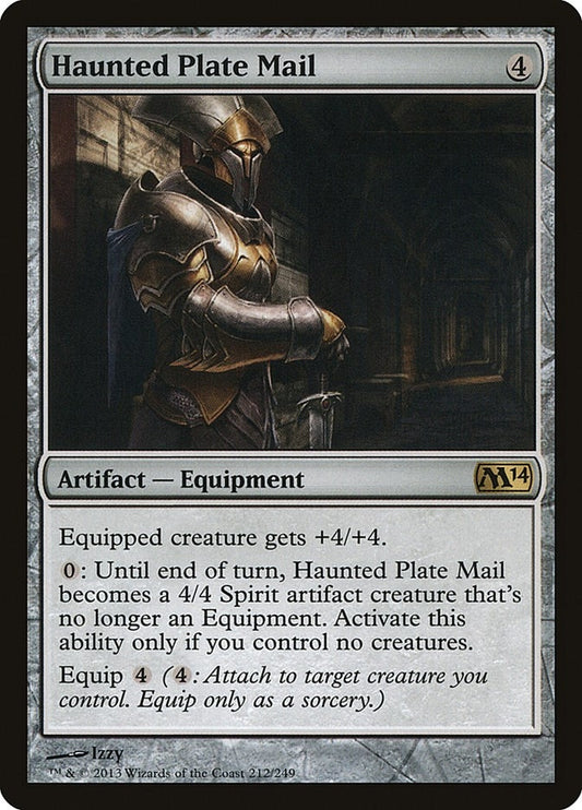 Image for Haunted Plate Mail (212) (M14) - Magic: The Gathering