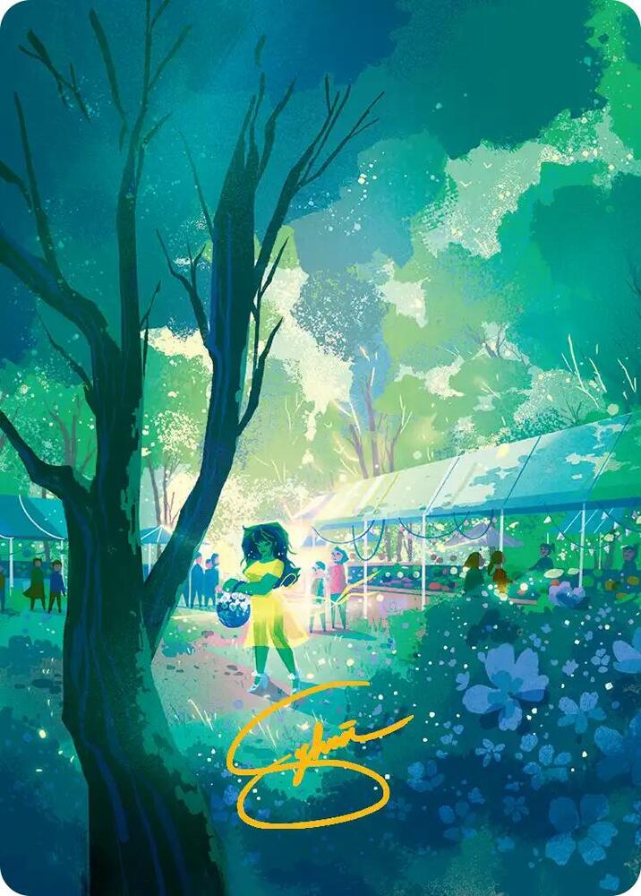 Forest Art Card (Gold-Stamped Signature) (17) (AAMSH)