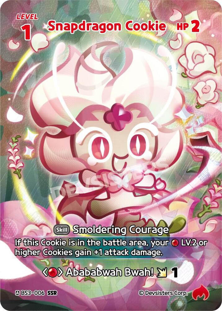 Snapdragon Cookie (SSR) (BS3-006) (BS3-BS4)