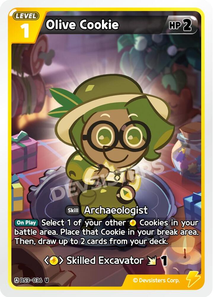 Olive Cookie (BS3-036) (BS3-BS4)
