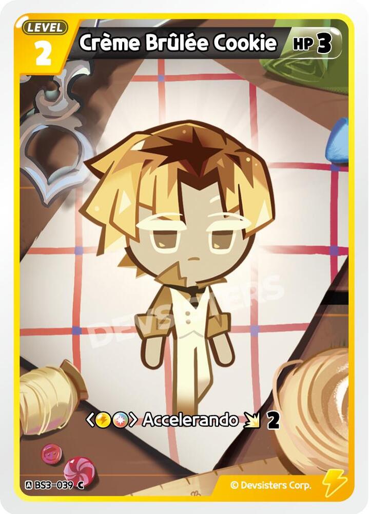 Creme Brulee Cookie (BS3-039) (BS3-BS4)