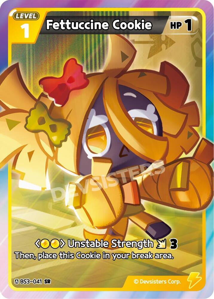 Fettuccine Cookie (BS3-041) (BS3-BS4)