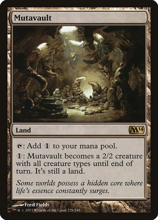 Image for Mutavault (228) (M14) - Magic: The Gathering