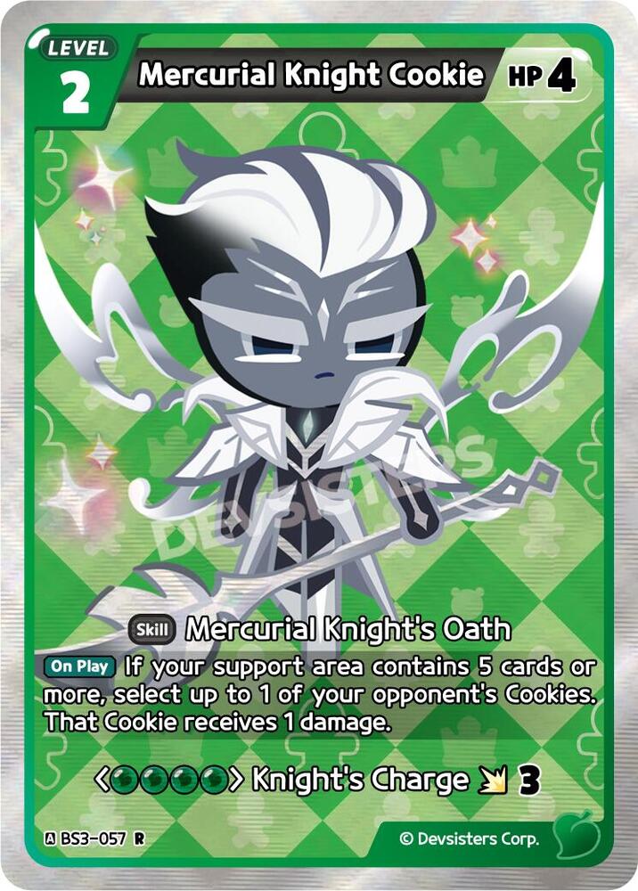 Mercurial Knight Cookie (BS3-057) (BS3-BS4)