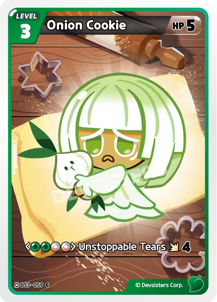 Onion Cookie (BS3-059) (BS3-BS4)