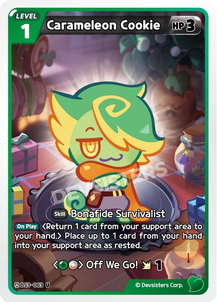 Carameleon Cookie (BS3-063) (BS3-BS4)