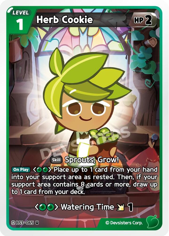 Herb Cookie (065) (BS3-065) (BS3-BS4)