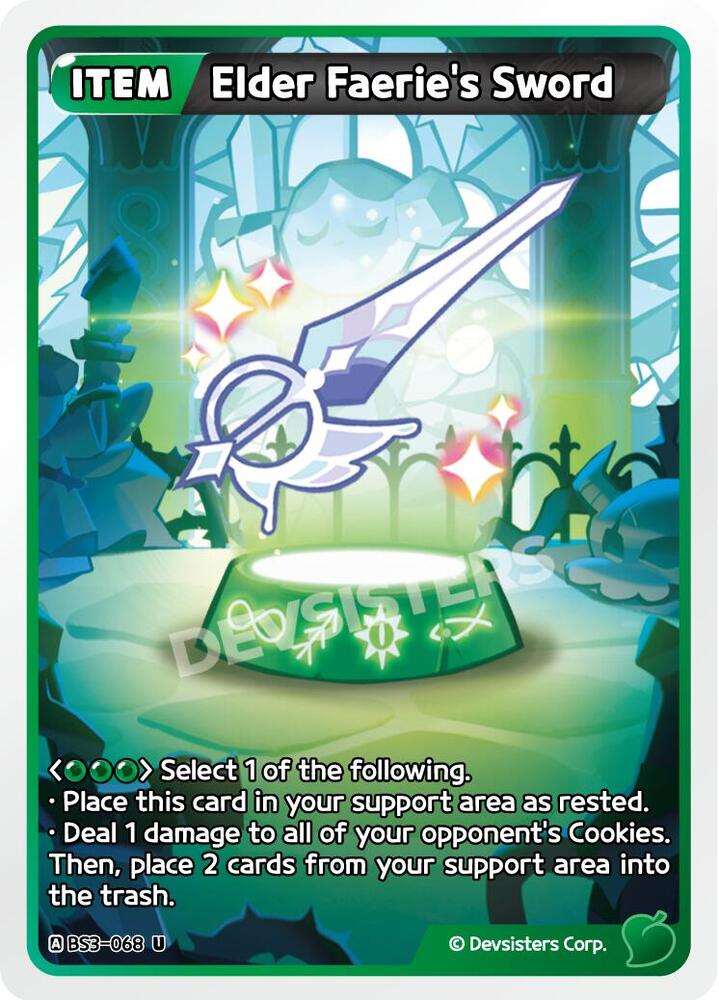 Elder Faerie's Sword (BS3-068) (BS3-BS4)