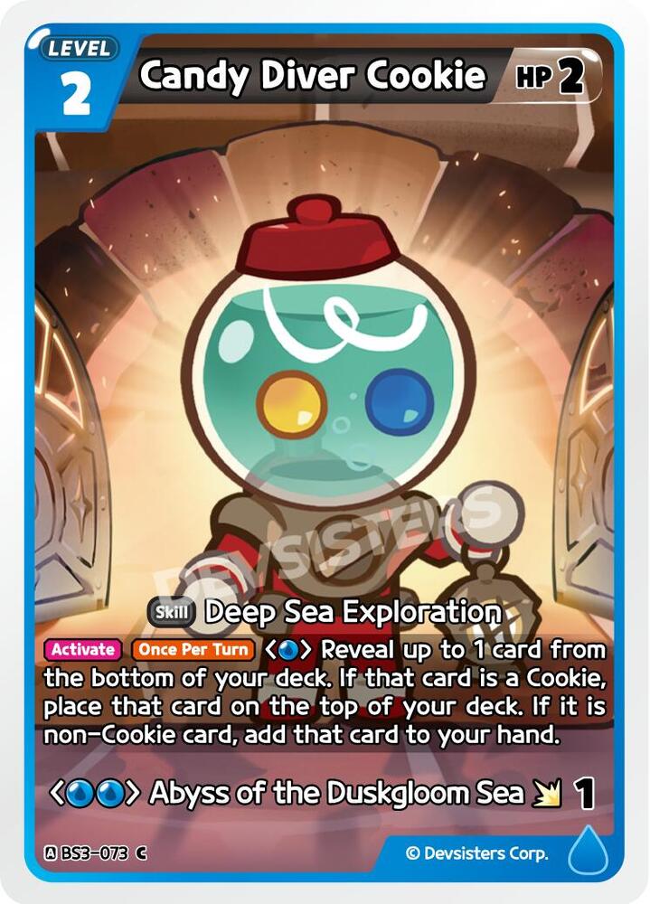 Candy Diver Cookie (BS3-073) (BS3-BS4)
