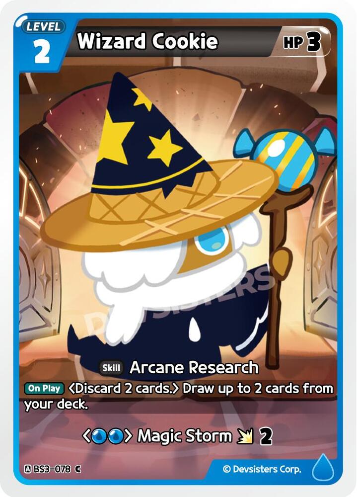 Wizard Cookie (078) (BS3-078) (BS3-BS4)