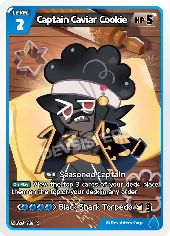 Captain Caviar Cookie (BS3-083) (BS3-BS4)