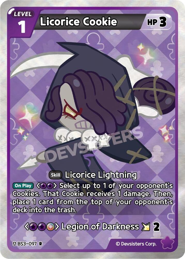 Licorice Cookie (BS3-097) (BS3-BS4)