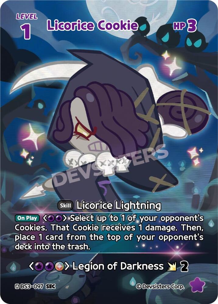 Licorice Cookie (SEC) (BS3-097) (BS3-BS4)