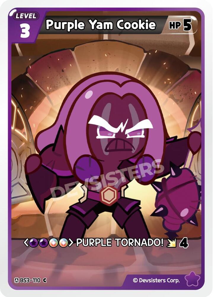 Purple Yam Cookie (BS3-110) (BS3-BS4)