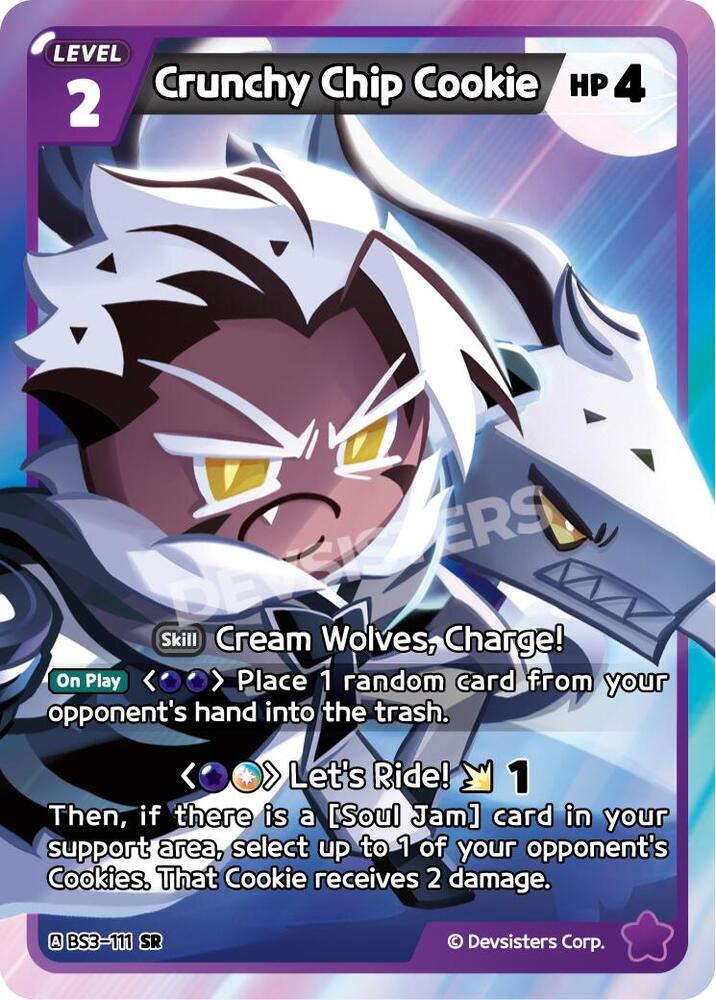 Crunchy Chip Cookie (BS3-111) (BS3-BS4)