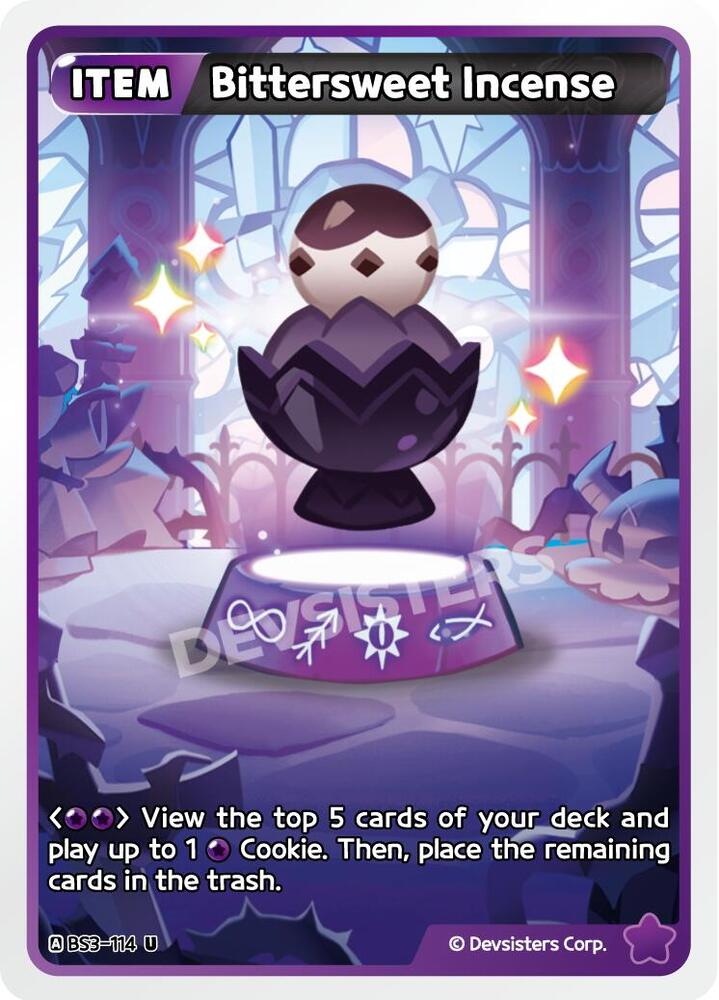 Bittersweet Incense (BS3-114) (BS3-BS4)