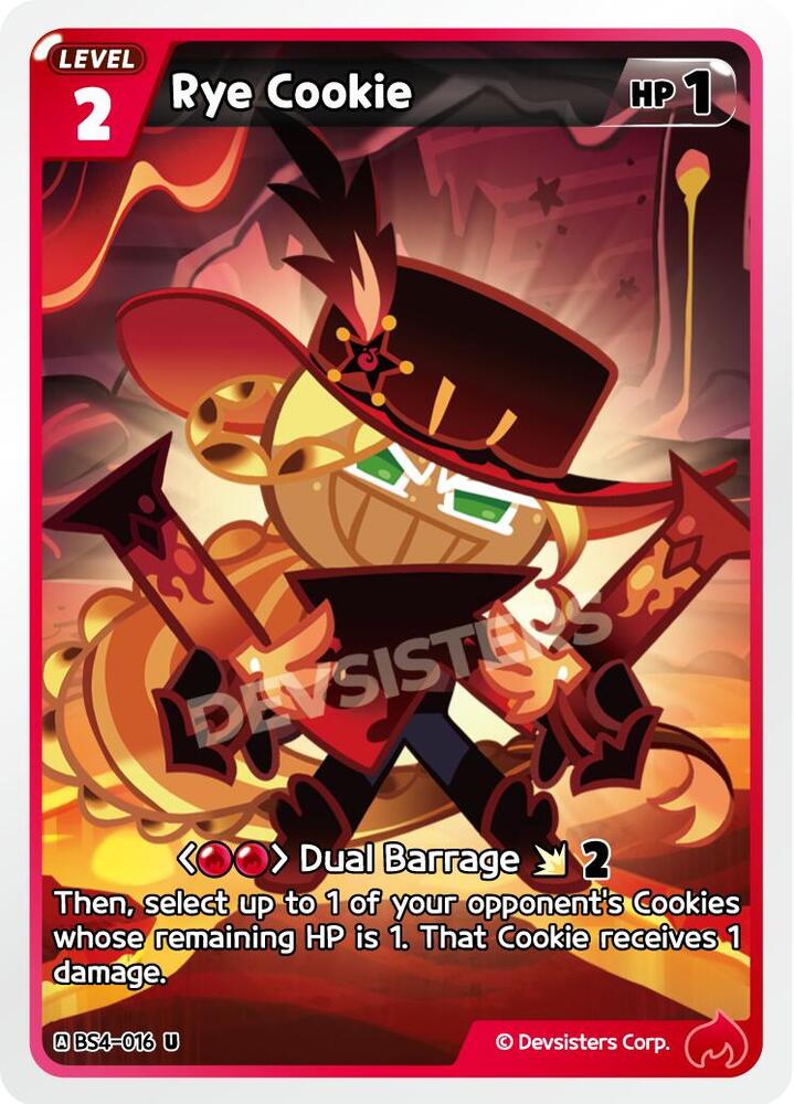 Rye Cookie (BS4-016) (BS3-BS4)