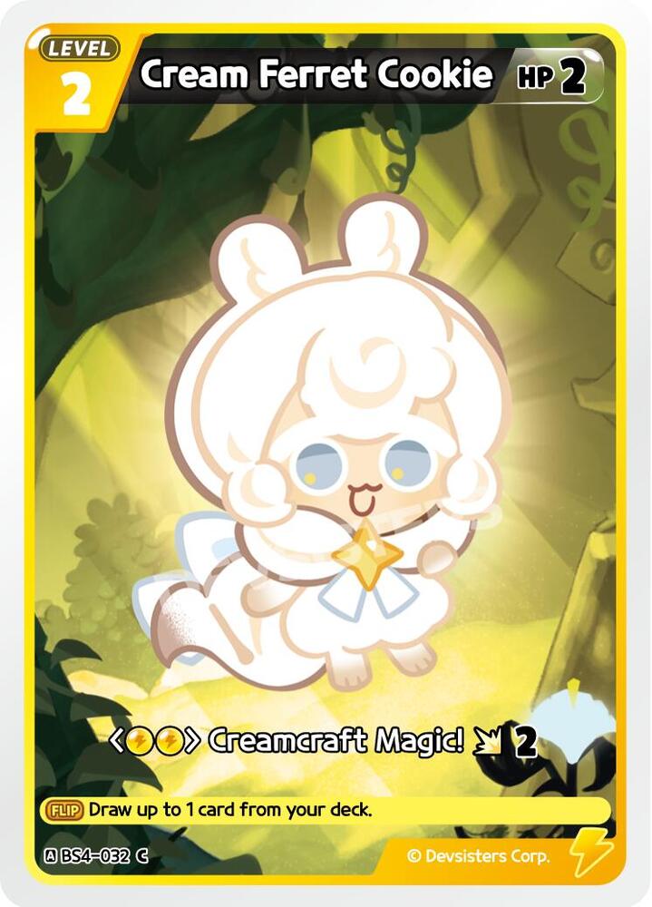 Cream Ferret Cookie (BS4-032) (BS3-BS4)