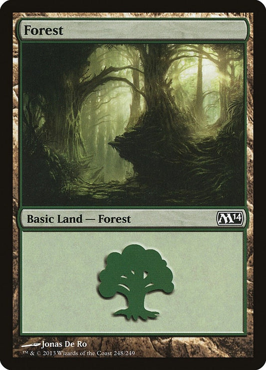 Image for Forest (248) (248) (M14) - Magic: The Gathering