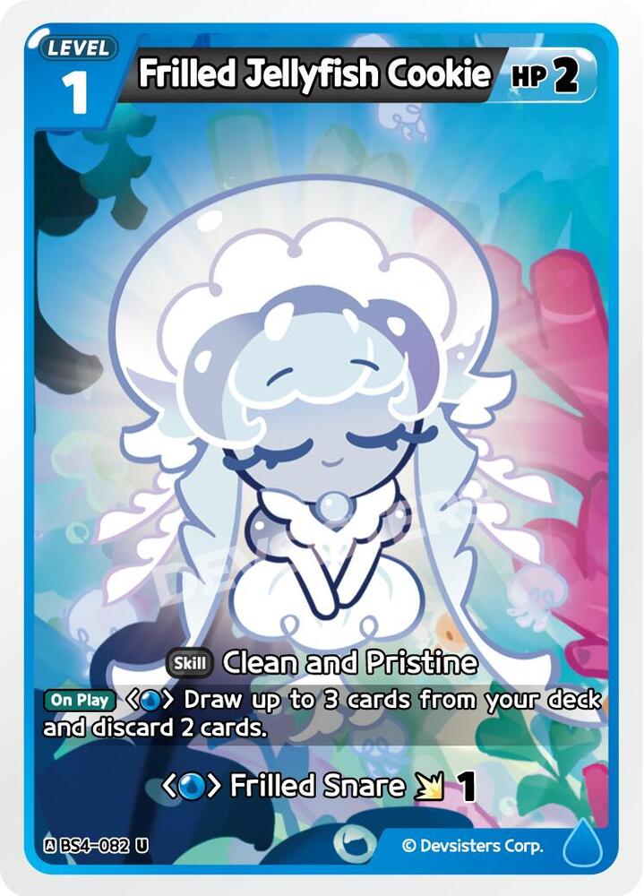 Frilled Jellyfish Cookie (BS4-082) (BS3-BS4)