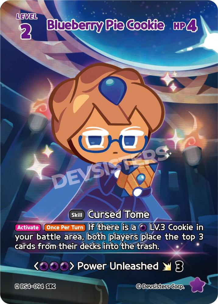 Blueberry Pie Cookie (SEC) (BS4-094) (BS3-BS4)