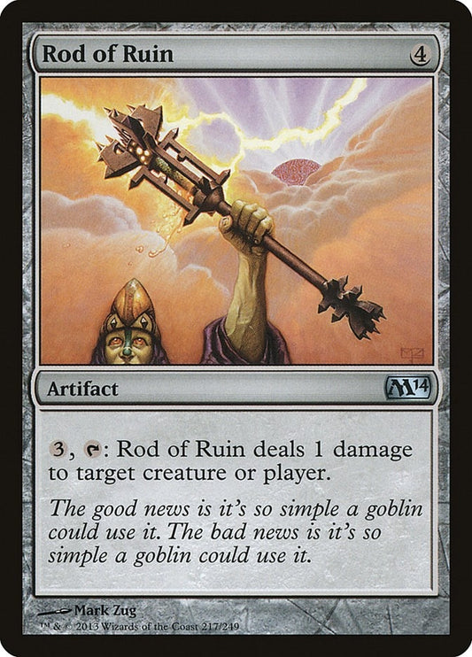 Image for Rod of Ruin (217) (M14) - Magic: The Gathering