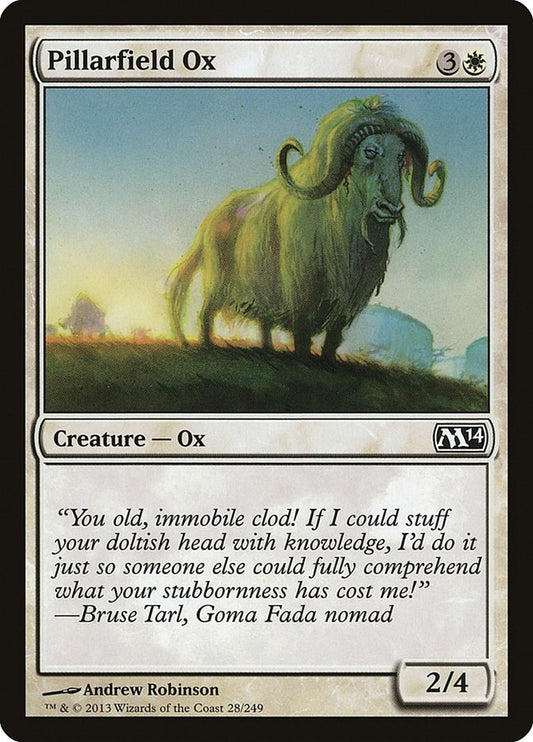Image for Pillarfield Ox (28) (M14) - Magic: The Gathering