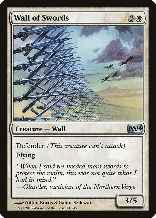 Image for Wall of Swords (41) (M14) - Magic: The Gathering